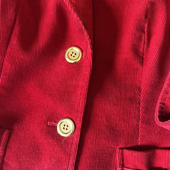 Talbots Vibrant Red Blazer - Picture 5 of 7